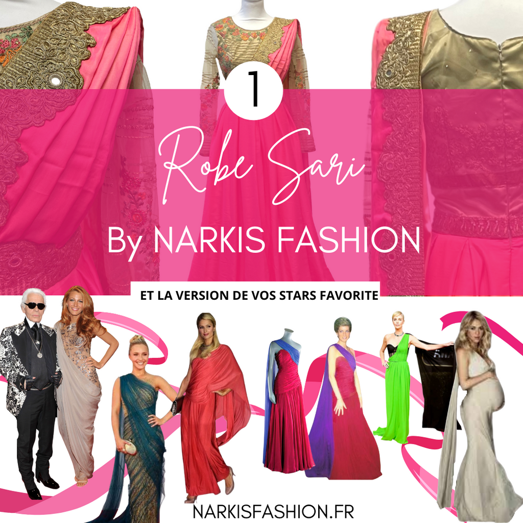 Robe Sari By Narkis Fashion
