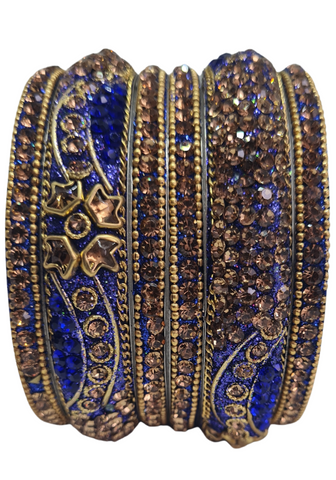 Bracelets mariage bleu roi Nalini