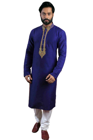 Costume Indien Bleu roi Vinodh - Tailles 38 et 42 - Narkis Fashion