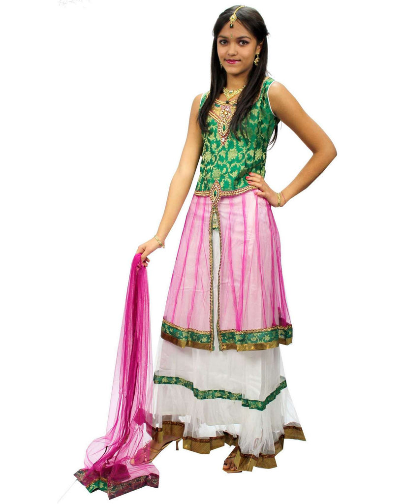 Tenue Indienne Fille Trisha coloris – Narkis Fashion