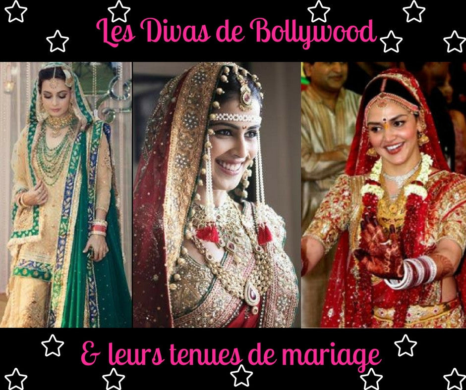 Les Divas de Bollywood avec leurs tenues de Mariage !