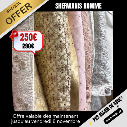 Sherwani à 250€