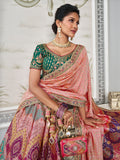 Rachana burgundy bridal lehenga