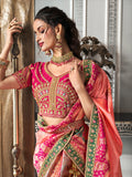 Rachana burgundy bridal lehenga