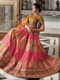 Rachana burgundy bridal lehenga