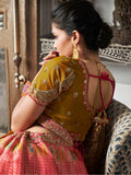 Lehenga mariée soie banarasi Karthiga