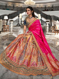 Rachana burgundy bridal lehenga