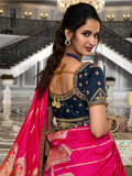 Rachana burgundy bridal lehenga