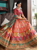 Rachana burgundy bridal lehenga