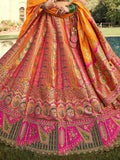 Rachana burgundy bridal lehenga