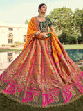 Rachana burgundy bridal lehenga