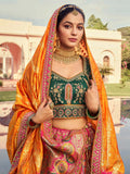 Rachana burgundy bridal lehenga