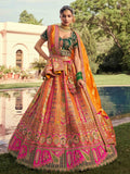 Rachana burgundy bridal lehenga