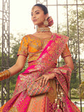 Rachana burgundy bridal lehenga