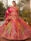 Rachana burgundy bridal lehenga