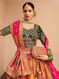 Rachana burgundy bridal lehenga