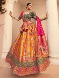 Rachana burgundy bridal lehenga
