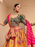 Rachana burgundy bridal lehenga