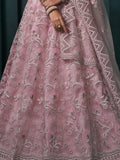 Lehenga nuptial rose mauve Nusrat