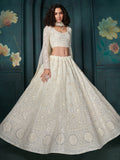 Lehenga nuptial écru Prérana