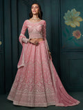 Indila Blue Bridal Lehenga