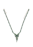 Parure de mariée Zahira – Vert Émeraude & Doré