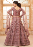 Lehenga nuptial taupe Nirosha