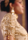 Sari Mariage Beige Champagne - Sarisha - Narkis Fashion