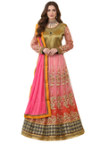 Royal red wedding lehenga Deshna