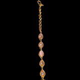 Rose gold tikka forehead jewel