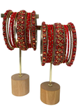 Bracelets Heera – Rouge - Lot pour 2 mains