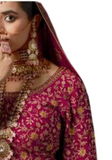 Rachana burgundy bridal lehenga