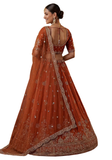 Lehenga mariage terracotta style royal indien