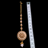 Rose gold tikka forehead jewel