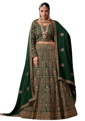 Rachana burgundy bridal lehenga