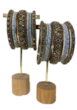 Bracelets Heera – Bleu grisé - Lot pour 2 mains 