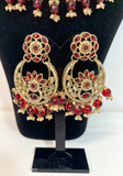 Parure Indienne Rouge Nahina – Bijoux Mariage Indien