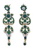 Parure de mariée Zahira – Vert Émeraude & Doré