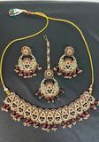 Parure Indienne Rouge Nahina – Bijoux Mariage Indien