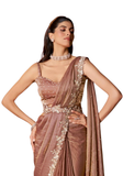 Zoom bustier perlé du Sari Nivedha pour cérémonie – Narkis Fashion