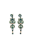 Parure de mariée Zahira – Vert Émeraude & Doré