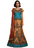 Saabira blue bridal lehenga - Size 42