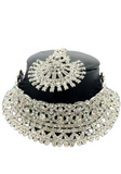 Parure Indienne blanc argenté Preethi - Narkis Fashion