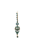 Parure de mariée Zahira – Vert Émeraude & Doré