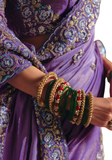 Sari designer Lavande - Suhana - Narkis Fashion