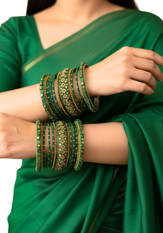 Bracelets Heera – Vert Émeraude