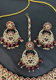 Parure Nahina - Rouge Rubis - Narkis Fashion