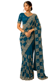 Beautiful trendy yellow orange Leena saree