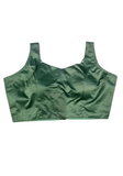 Bustier satin vert Olive - Narkis Fashion