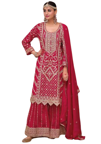 Indila Blue Bridal Lehenga